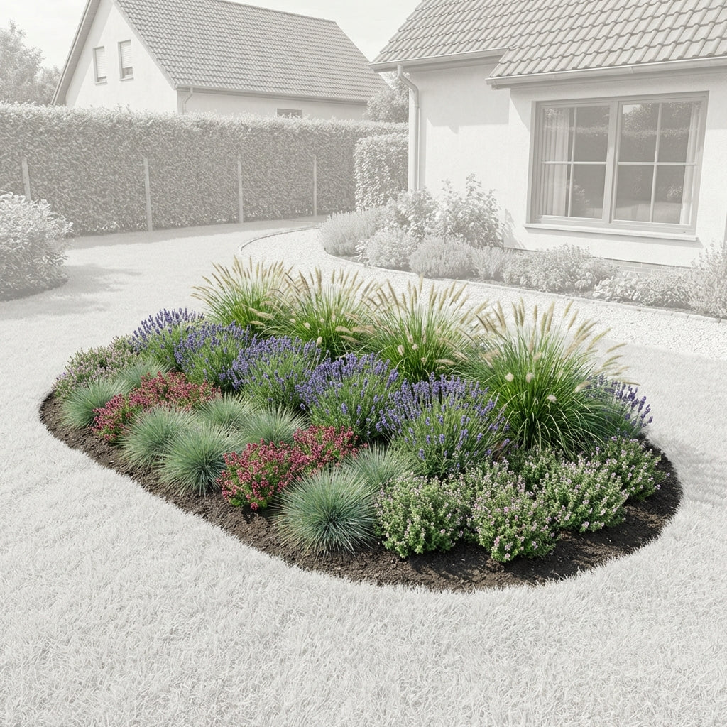 Perennial Border Package Tirana — healthy root ball and nursery pot ready to ship from Ireland