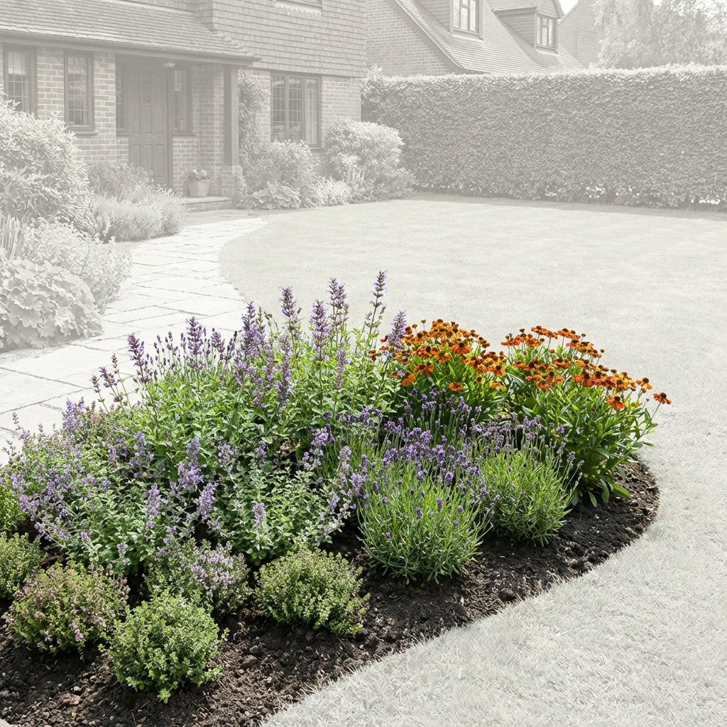 Perennial Border Package Malmö — healthy root ball and nursery pot ready to ship from Ireland