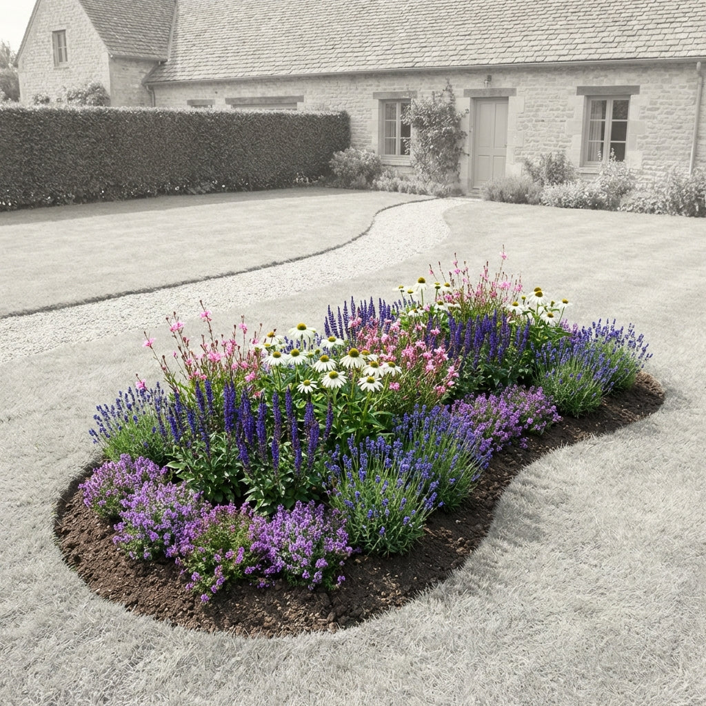 Perennial Border Package Moscow — healthy root ball and nursery pot ready to ship from Ireland