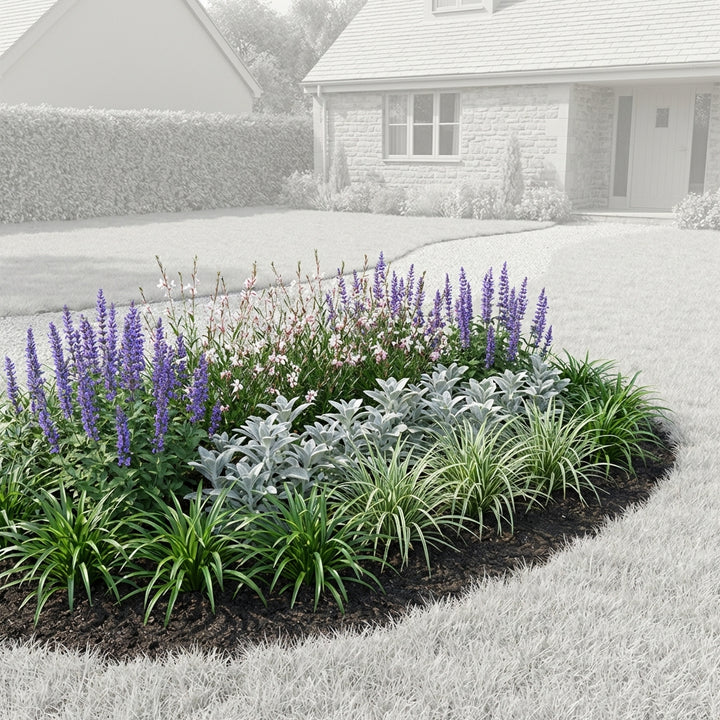 Perennial Border Package Barcelona — healthy root ball and nursery pot ready to ship from Ireland