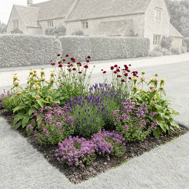 Perennial Border Package Hamburg — healthy root ball and nursery pot ready to ship from Ireland